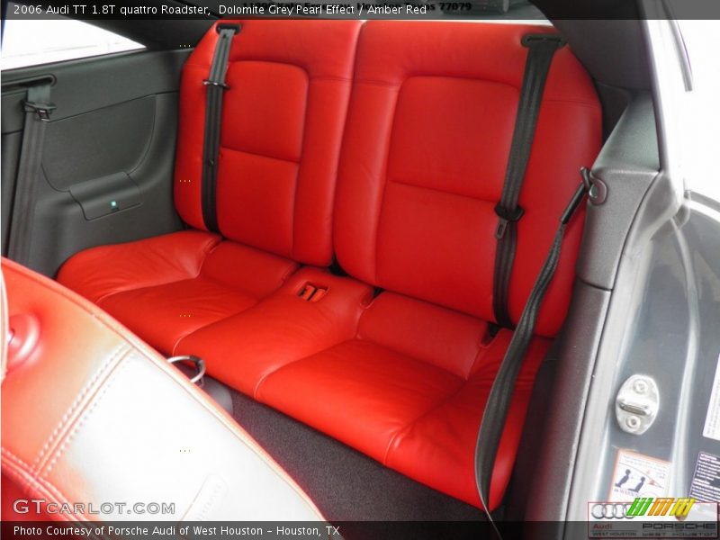 Dolomite Grey Pearl Effect / Amber Red 2006 Audi TT 1.8T quattro Roadster
