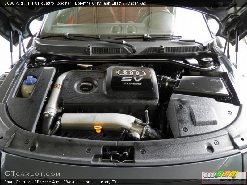 Dolomite Grey Pearl Effect / Amber Red 2006 Audi TT 1.8T quattro Roadster