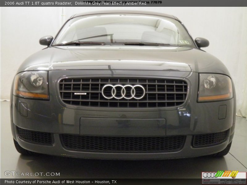 Dolomite Grey Pearl Effect / Amber Red 2006 Audi TT 1.8T quattro Roadster