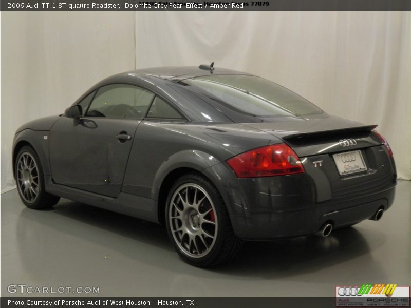Dolomite Grey Pearl Effect / Amber Red 2006 Audi TT 1.8T quattro Roadster