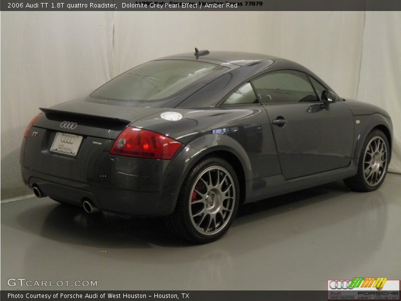 Dolomite Grey Pearl Effect / Amber Red 2006 Audi TT 1.8T quattro Roadster