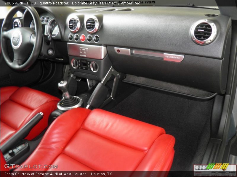 Dolomite Grey Pearl Effect / Amber Red 2006 Audi TT 1.8T quattro Roadster
