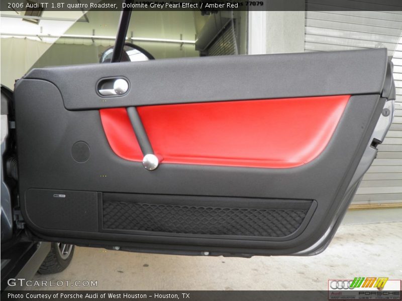 Dolomite Grey Pearl Effect / Amber Red 2006 Audi TT 1.8T quattro Roadster
