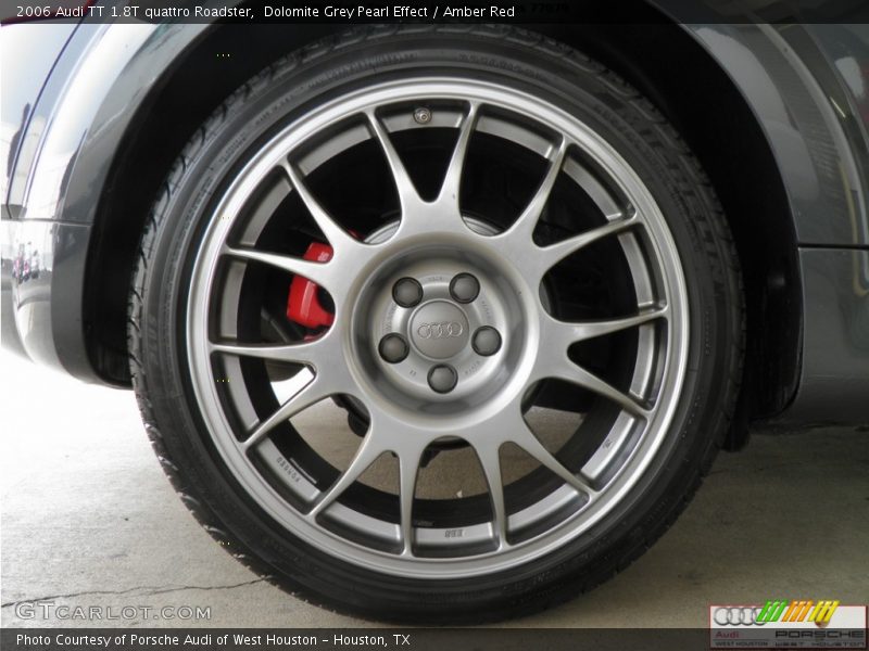Dolomite Grey Pearl Effect / Amber Red 2006 Audi TT 1.8T quattro Roadster
