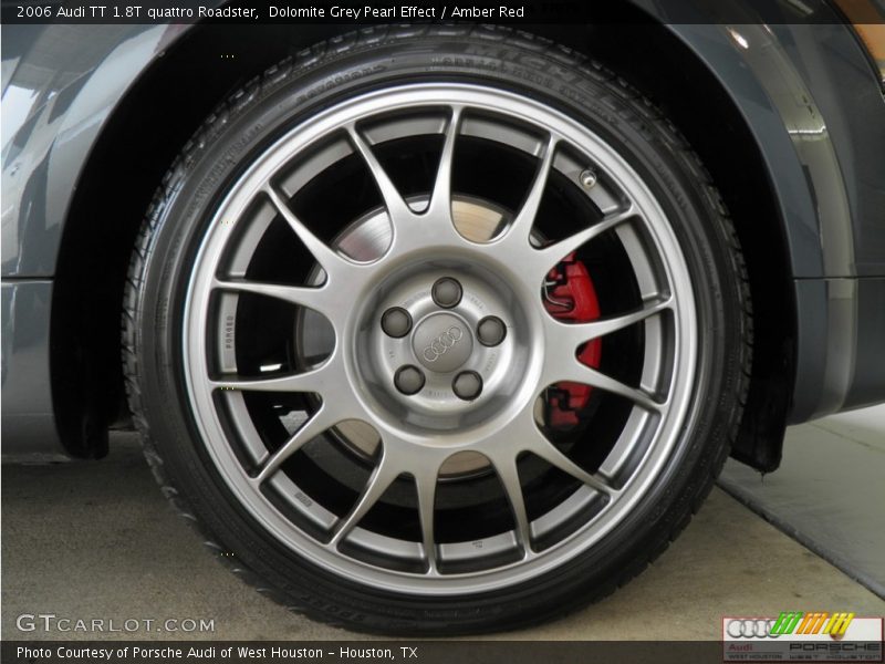 Dolomite Grey Pearl Effect / Amber Red 2006 Audi TT 1.8T quattro Roadster