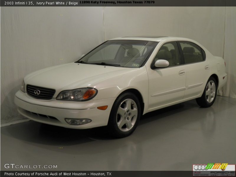 Ivory Pearl White / Beige 2003 Infiniti I 35