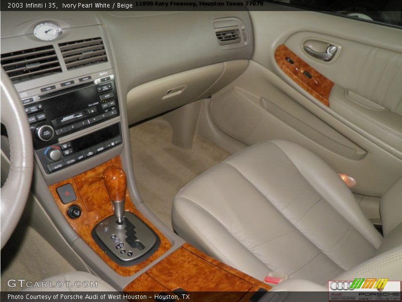 Ivory Pearl White / Beige 2003 Infiniti I 35