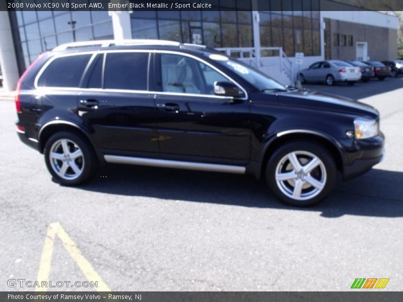 Ember Black Metallic / Sport Calcite 2008 Volvo XC90 V8 Sport AWD