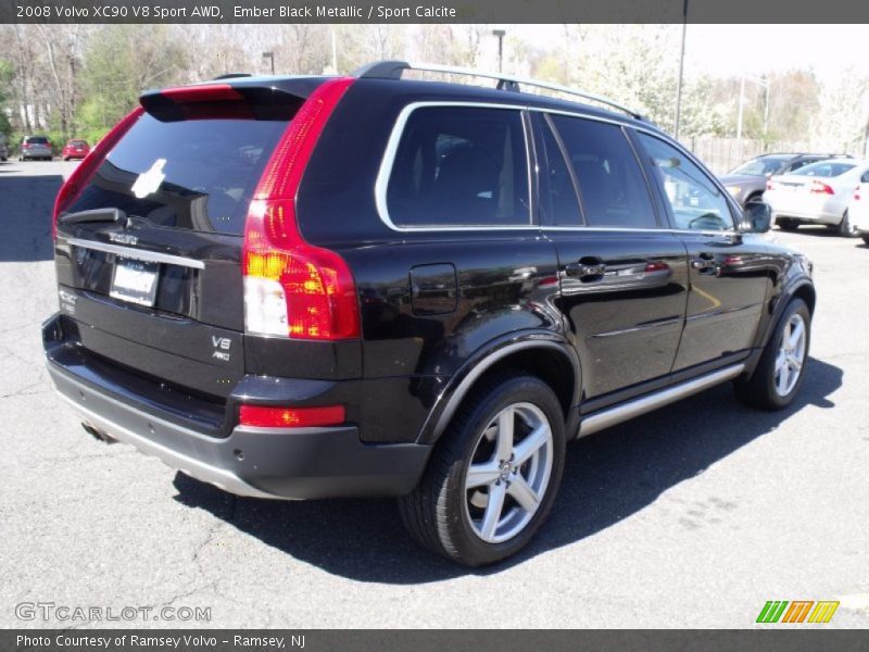 Ember Black Metallic / Sport Calcite 2008 Volvo XC90 V8 Sport AWD