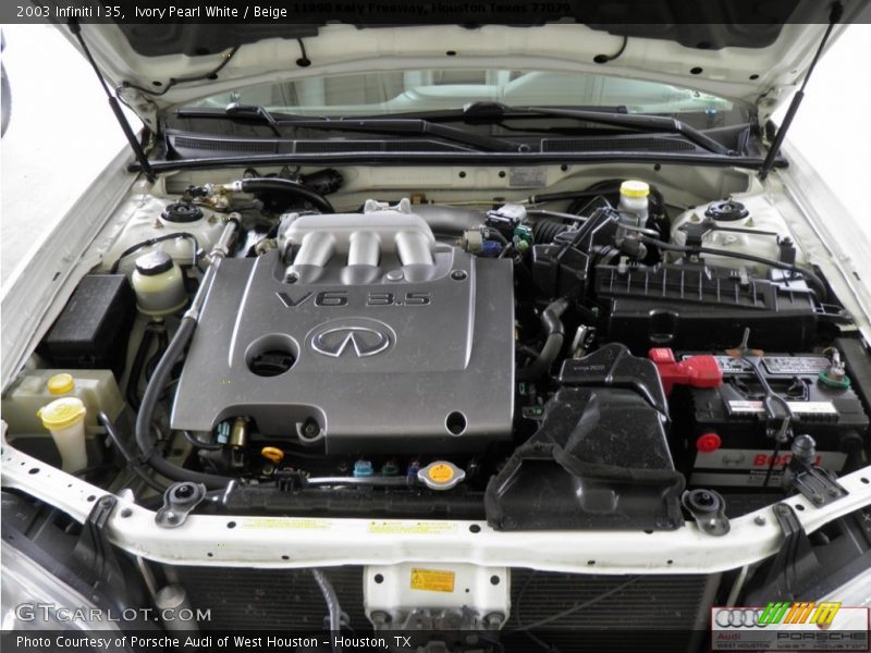 Ivory Pearl White / Beige 2003 Infiniti I 35
