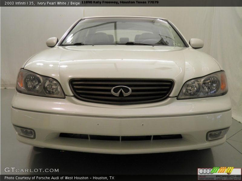 Ivory Pearl White / Beige 2003 Infiniti I 35