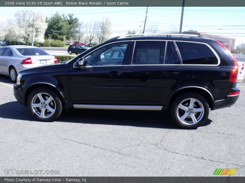 Ember Black Metallic / Sport Calcite 2008 Volvo XC90 V8 Sport AWD