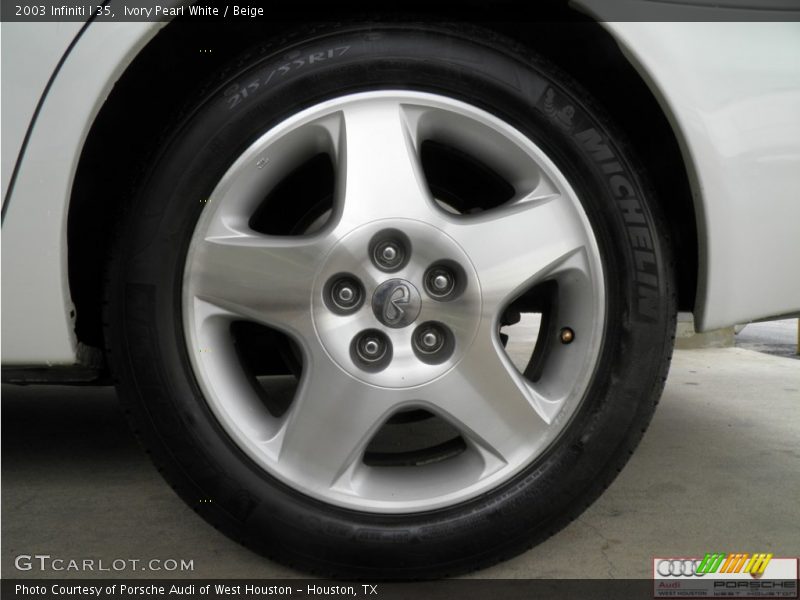 Ivory Pearl White / Beige 2003 Infiniti I 35