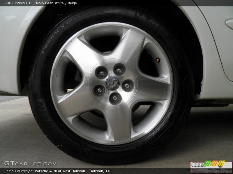 Ivory Pearl White / Beige 2003 Infiniti I 35
