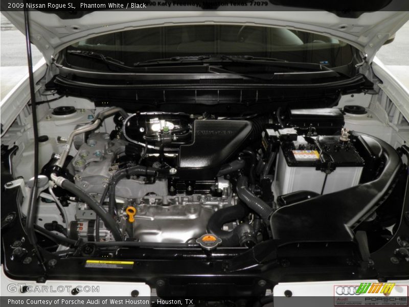 Phantom White / Black 2009 Nissan Rogue SL