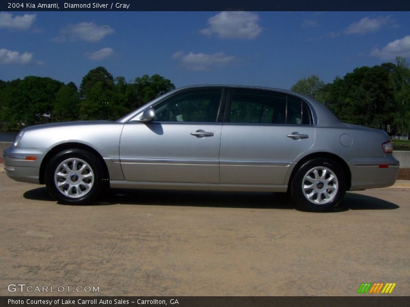Diamond Silver / Gray 2004 Kia Amanti