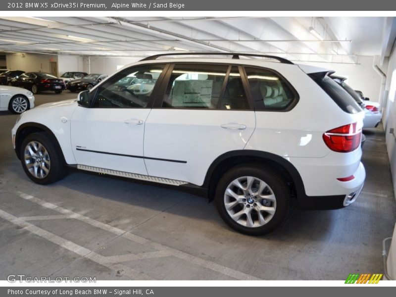 Alpine White / Sand Beige 2012 BMW X5 xDrive35i Premium