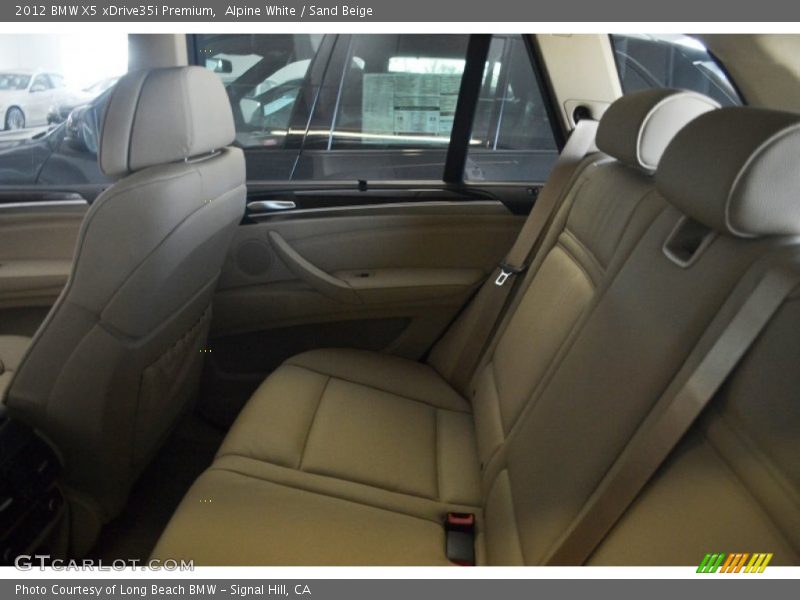 Alpine White / Sand Beige 2012 BMW X5 xDrive35i Premium