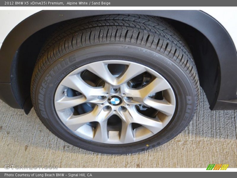 Alpine White / Sand Beige 2012 BMW X5 xDrive35i Premium
