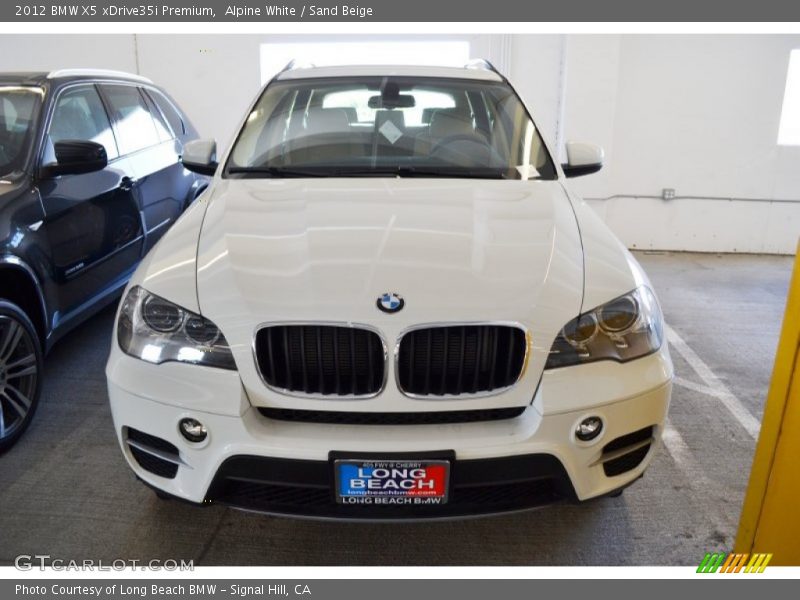 Alpine White / Sand Beige 2012 BMW X5 xDrive35i Premium