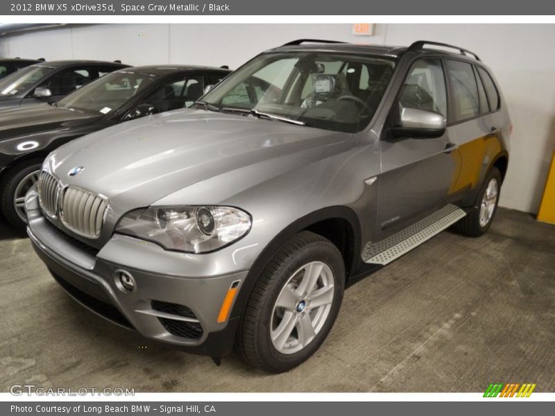 Space Gray Metallic / Black 2012 BMW X5 xDrive35d