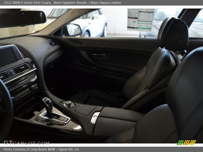 Black Sapphire Metallic / Black Nappa Leather 2012 BMW 6 Series 640i Coupe