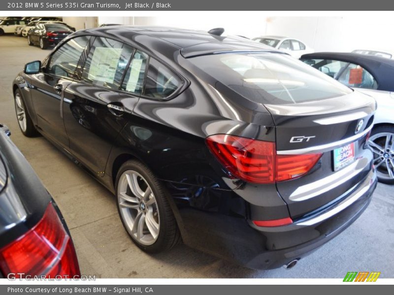 Jet Black / Black 2012 BMW 5 Series 535i Gran Turismo