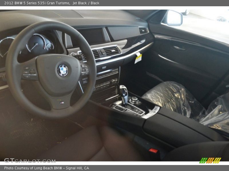 Jet Black / Black 2012 BMW 5 Series 535i Gran Turismo
