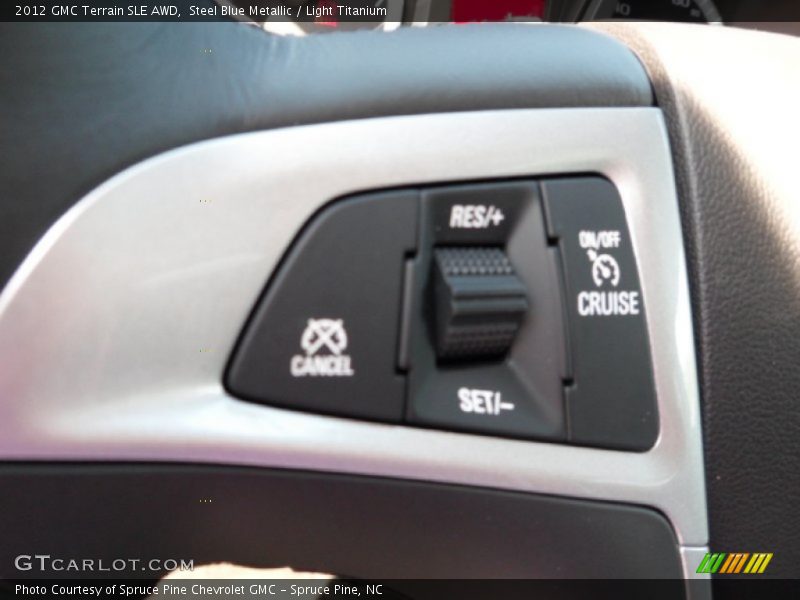 Steel Blue Metallic / Light Titanium 2012 GMC Terrain SLE AWD
