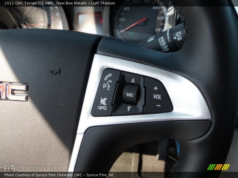 Steel Blue Metallic / Light Titanium 2012 GMC Terrain SLE AWD