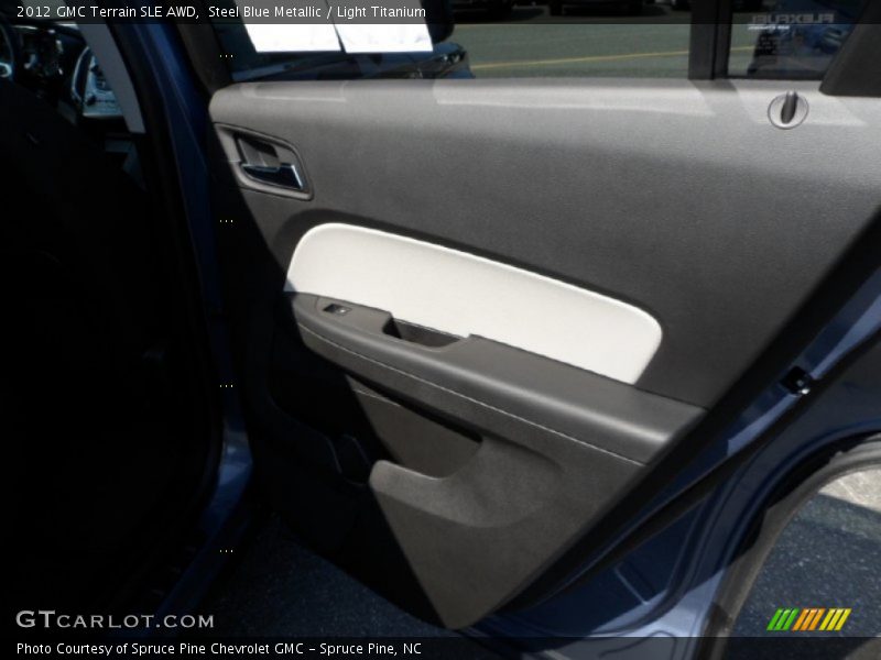 Steel Blue Metallic / Light Titanium 2012 GMC Terrain SLE AWD