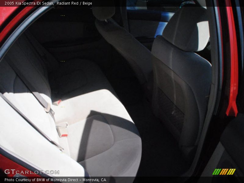Radiant Red / Beige 2005 Kia Spectra EX Sedan