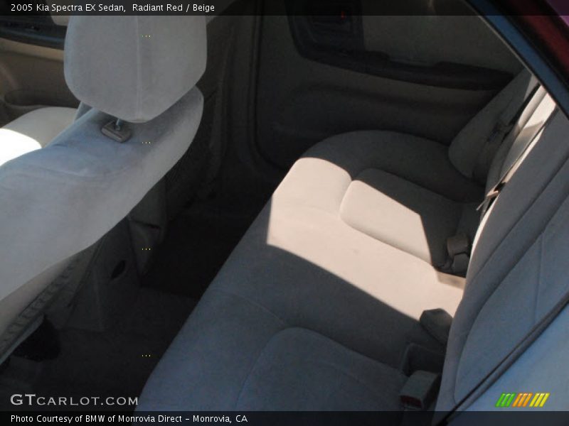 Radiant Red / Beige 2005 Kia Spectra EX Sedan