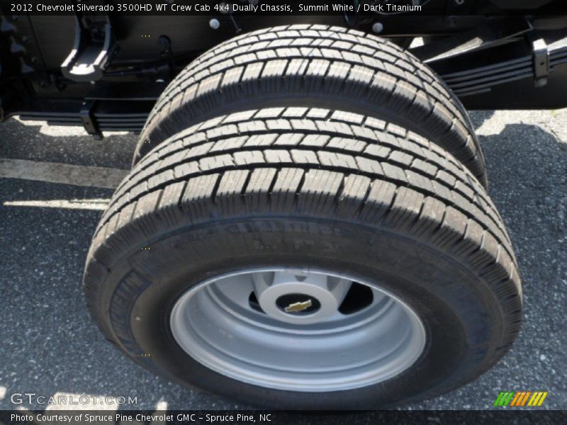  2012 Silverado 3500HD WT Crew Cab 4x4 Dually Chassis Wheel