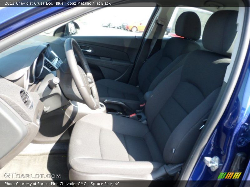 Blue Topaz Metallic / Jet Black 2012 Chevrolet Cruze Eco