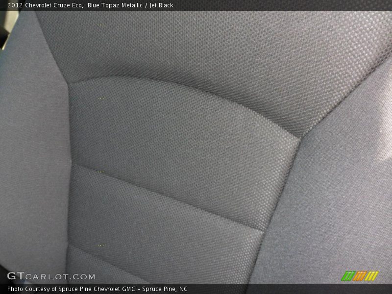 Blue Topaz Metallic / Jet Black 2012 Chevrolet Cruze Eco