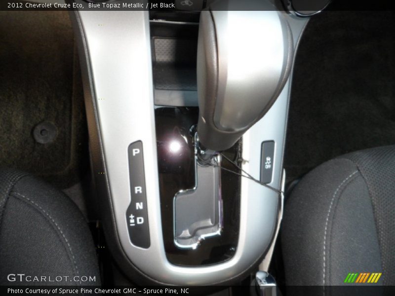 Blue Topaz Metallic / Jet Black 2012 Chevrolet Cruze Eco