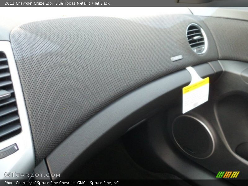 Blue Topaz Metallic / Jet Black 2012 Chevrolet Cruze Eco