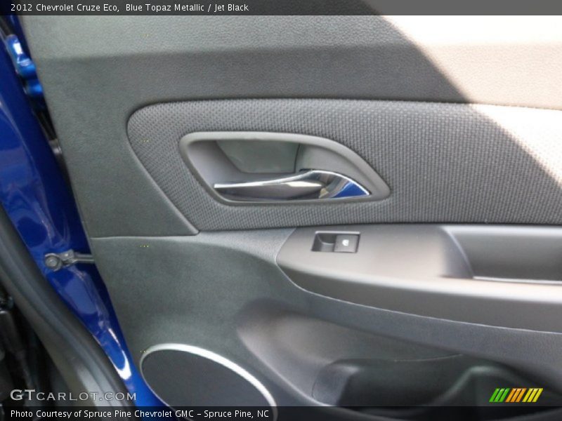 Blue Topaz Metallic / Jet Black 2012 Chevrolet Cruze Eco