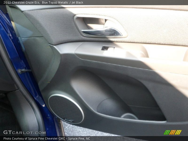 Blue Topaz Metallic / Jet Black 2012 Chevrolet Cruze Eco