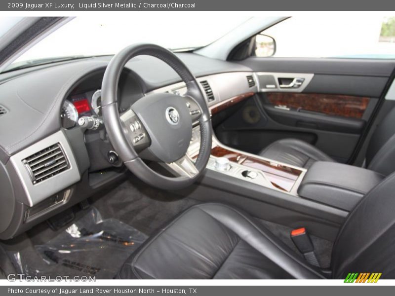 Liquid Silver Metallic / Charcoal/Charcoal 2009 Jaguar XF Luxury