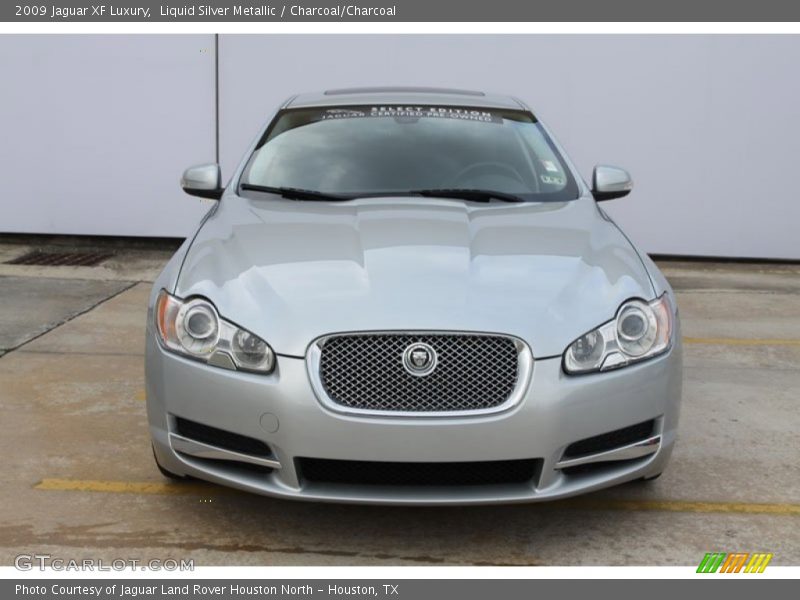 Liquid Silver Metallic / Charcoal/Charcoal 2009 Jaguar XF Luxury