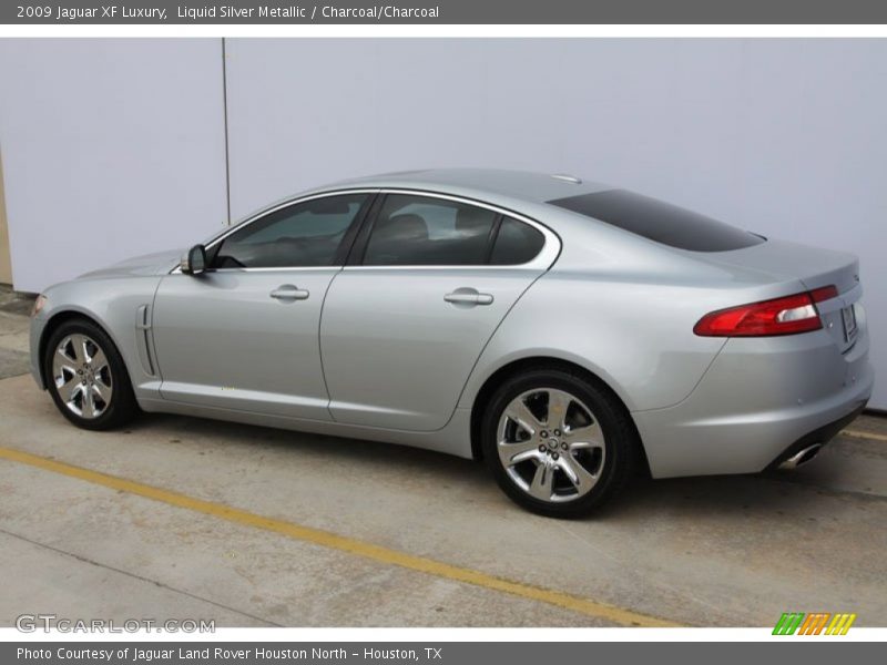 Liquid Silver Metallic / Charcoal/Charcoal 2009 Jaguar XF Luxury
