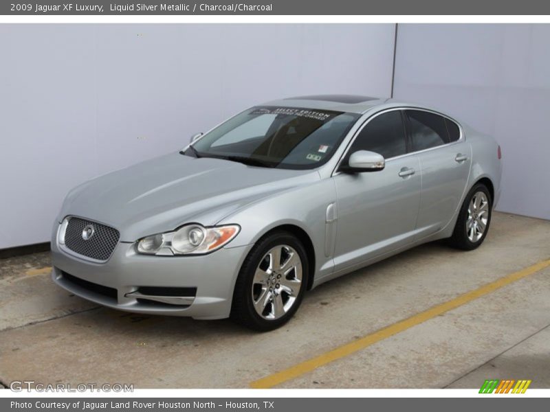Liquid Silver Metallic / Charcoal/Charcoal 2009 Jaguar XF Luxury