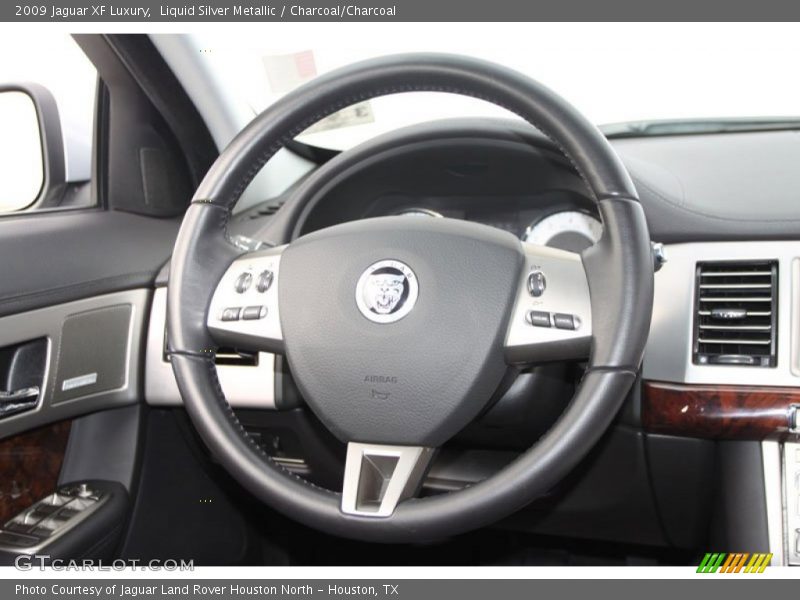 Liquid Silver Metallic / Charcoal/Charcoal 2009 Jaguar XF Luxury