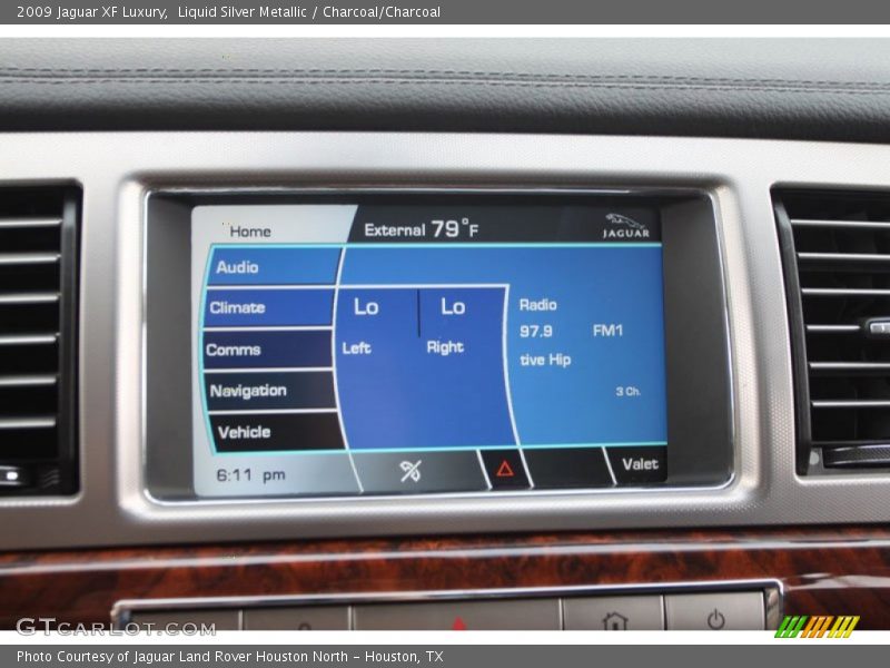 Liquid Silver Metallic / Charcoal/Charcoal 2009 Jaguar XF Luxury