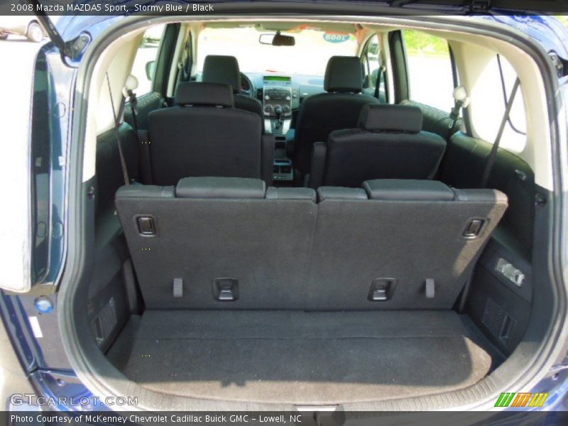 Stormy Blue / Black 2008 Mazda MAZDA5 Sport