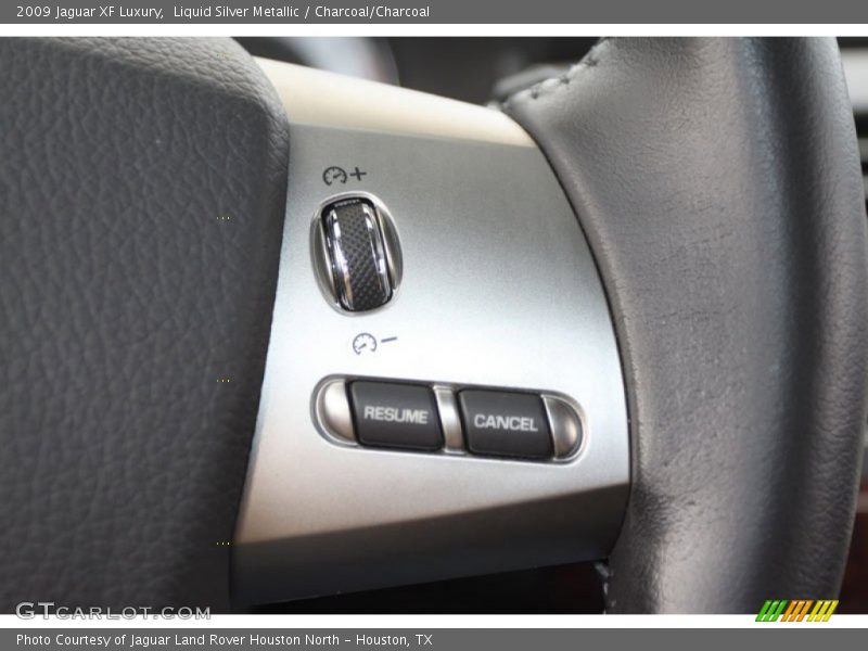Liquid Silver Metallic / Charcoal/Charcoal 2009 Jaguar XF Luxury