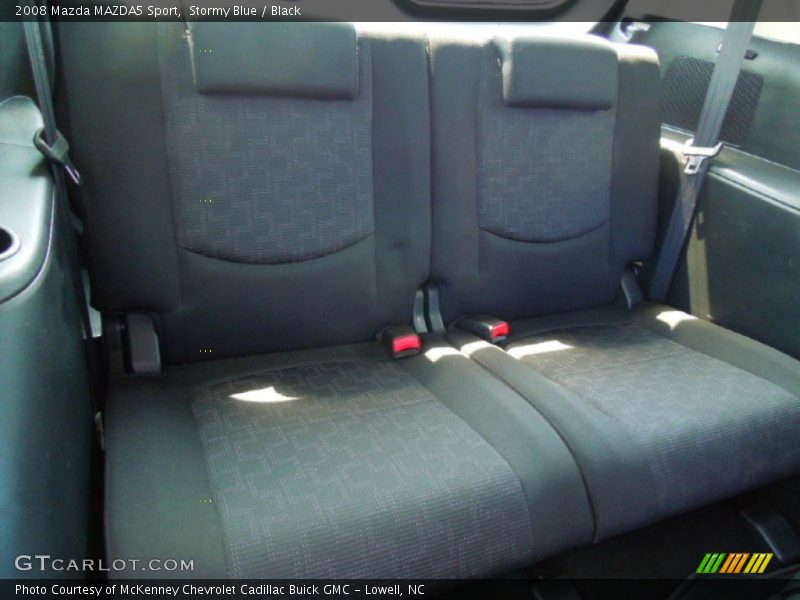 Stormy Blue / Black 2008 Mazda MAZDA5 Sport