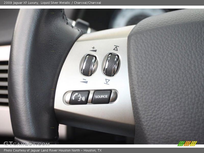 Liquid Silver Metallic / Charcoal/Charcoal 2009 Jaguar XF Luxury